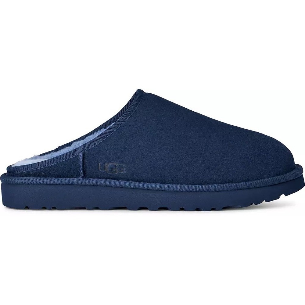 UGG Mens Classic Slip-On Shoes Suede Slipper Deep Ocean Blue 1129290 Size 14 NWB